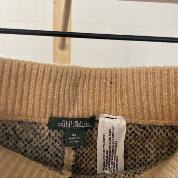 Wild Fable Tan Sweater Shorts Women's XS - Picture 3 of 7